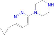 3-cyclopropyl-6-(piperazin-1-yl)pyridazine