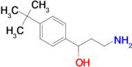 3-amino-1-(4-tert-butylphenyl)propan-1-ol