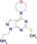 {2-[6-(methylthio)-4-morpholin-4-yl-1H-pyrazolo[3,4-d]pyrimidin-1-yl]ethyl}amine