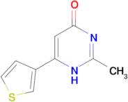 2-methyl-6-(thiophen-3-yl)pyrimidin-4-ol