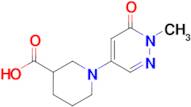 1-(1-methyl-6-oxo-1,6-dihydropyridazin-4-yl)piperidine-3-carboxylic acid