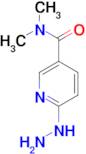 6-hydrazinyl-N,N-dimethylpyridine-3-carboxamide