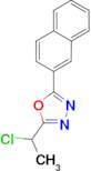 2-(1-chloroethyl)-5-(naphthalen-2-yl)-1,3,4-oxadiazole