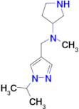 N-methyl-N-{[1-(propan-2-yl)-1H-pyrazol-4-yl]methyl}pyrrolidin-3-amine