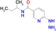 N-(butan-2-yl)-6-hydrazinylpyridine-3-carboxamide