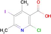 2-chloro-5-iodo-4,6-dimethylpyridine-3-carboxylic acid