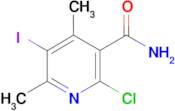 2-chloro-5-iodo-4,6-dimethylpyridine-3-carboxamide