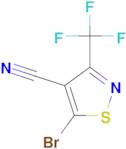 5-bromo-3-(trifluoromethyl)-1,2-thiazole-4-carbonitrile