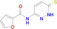 N-(6-sulfanylpyridazin-3-yl)furan-2-carboxamide