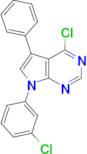 4-chloro-7-(3-chlorophenyl)-5-phenyl-7H-pyrrolo[2,3-d]pyrimidine