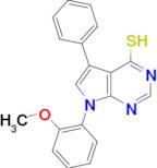 7-(2-Methoxyphenyl)-5-phenyl-7H-pyrrolo[2,3-d]pyrimidine-4-thiol