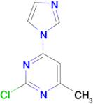 2-chloro-4-(1H-imidazol-1-yl)-6-methylpyrimidine