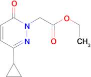 Ethyl 2-(3-cyclopropyl-6-oxopyridazin-1(6H)-yl)acetate