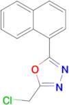 2-(chloromethyl)-5-(naphthalen-1-yl)-1,3,4-oxadiazole
