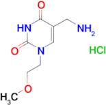 5-(aminomethyl)-1-(2-methoxyethyl)pyrimidine-2,4(1H,3H)-dione hydrochloride