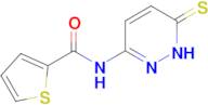 N-(6-sulfanylpyridazin-3-yl)thiophene-2-carboxamide