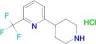 2-(piperidin-4-yl)-6-(trifluoromethyl)pyridine hydrochloride