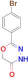 2-(4-bromophenyl)-5,6-dihydro-4H-1,3,4-oxadiazin-5-one