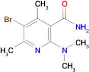 5-bromo-2-(dimethylamino)-4,6-dimethylpyridine-3-carboxamide