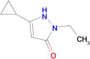 3-cyclopropyl-1-ethyl-1H-pyrazol-5-ol