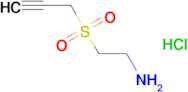 3-(2-aminoethanesulfonyl)prop-1-yne hydrochloride