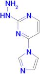 2-hydrazinyl-4-(1H-imidazol-1-yl)pyrimidine