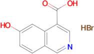6-hydroxyisoquinoline-4-carboxylic acid hydrobromide