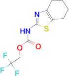 2,2,2-trifluoroethyl N-(4,5,6,7-tetrahydro-1,3-benzothiazol-2-yl)carbamate