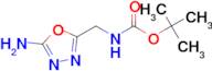 tert-butyl N-[(5-amino-1,3,4-oxadiazol-2-yl)methyl]carbamate