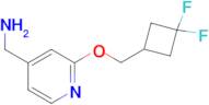 (2-((3,3-difluorocyclobutyl)methoxy)pyridin-4-yl)methanamine