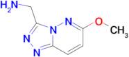 {6-methoxy-[1,2,4]triazolo[4,3-b]pyridazin-3-yl}methanamine