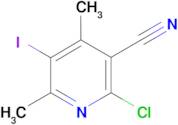 2-chloro-5-iodo-4,6-dimethylpyridine-3-carbonitrile