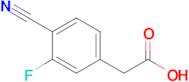 2-(4-Cyano-3-fluorophenyl)acetic acid