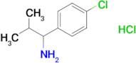 1-(4-Chlorophenyl)-2-methylpropan-1-amine hydrochloride