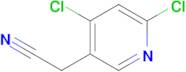 2-(4,6-Dichloropyridin-3-yl)acetonitrile