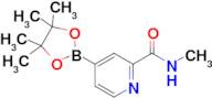 N-Methyl-4-(4,4,5,5-tetramethyl-1,3,2-dioxaborolan-2-yl)pyridine-2-carboxamide