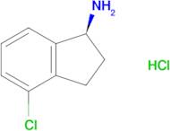 (S)-4-Chloro-2,3-dihydro-1H-inden-1-amine hydrochloride