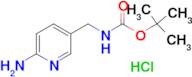 (6-AMINO-PYRIDIN-3-YLMETHYL)-CARBAMIC ACID TERT-BUTYL ESTER HCL