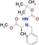 TERT-BUTYL (S)-2-BENZYL-2-(1-METHOXY-1-OXOPROPAN-2-YL)HYDRAZINE-1-CARBOXYLATE