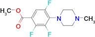 methyl 2,3,5-trifluoro-4-(4-methylpiperazin-1-yl)benzoate