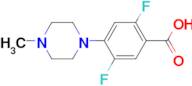 2,5-difluoro-4-(4-methylpiperazin-1-yl)benzoic acid