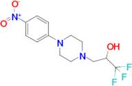 1,1,1-trifluoro-3-[4-(4-nitrophenyl)piperazin-1-yl]propan-2-ol