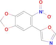 5-(6-nitro-1,3-benzodioxol-5-yl)-1,3-oxazole