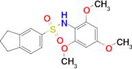 N-(2,4,6-trimethoxyphenyl)indane-5-sulfonamide