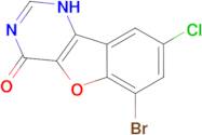 6-bromo-8-chloro[1]benzofuro[3,2-d]pyrimidin-4(3H)-one