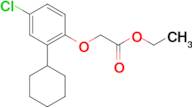 ethyl (4-chloro-2-cyclohexylphenoxy)acetate