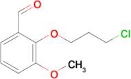 2-(3-Chloropropoxy)-3-methoxybenzaldehyde