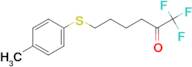 6-(4-Methylphenylthio)-1,1,1-trifluoro-hexan-2-one