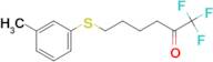 6-(3-Methylphenylthio)-1,1,1-trifluoro-hexan-2-one