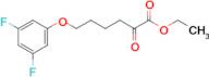 6-(3,5-Difluorophenoxy)-2-oxo-hexanoic acid ethyl ester